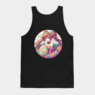 Cute kawaii Easter festival Tank Top